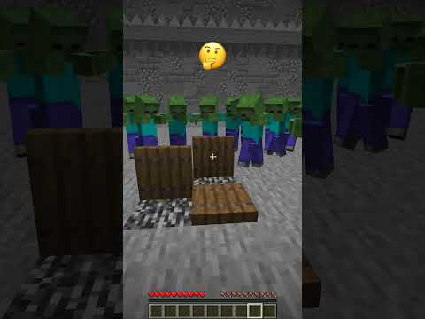 Lava Trap Escape Lesson vs Villager Help Potion Emoji Reaction #meme #shorts #minecraft