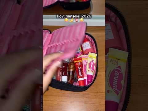 POV: MATERIAL DA ESCOLA DE 2026 #garota #escola #meme #beauty #girl #shortvideo