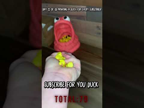 Subscribe for your duck #3dprinting #jesus #memes #3dprinter #duckarmy #funny