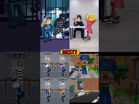 Roblox DANCE With Police girl😂 (Animation Meme) #shorts #memes #roblox #funny #humor #animation